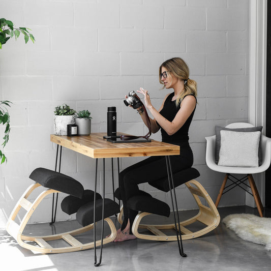 Sleekform Best Ergonomic Kneeling Office Chairs For Back Pain Sciatica Posture Improvement