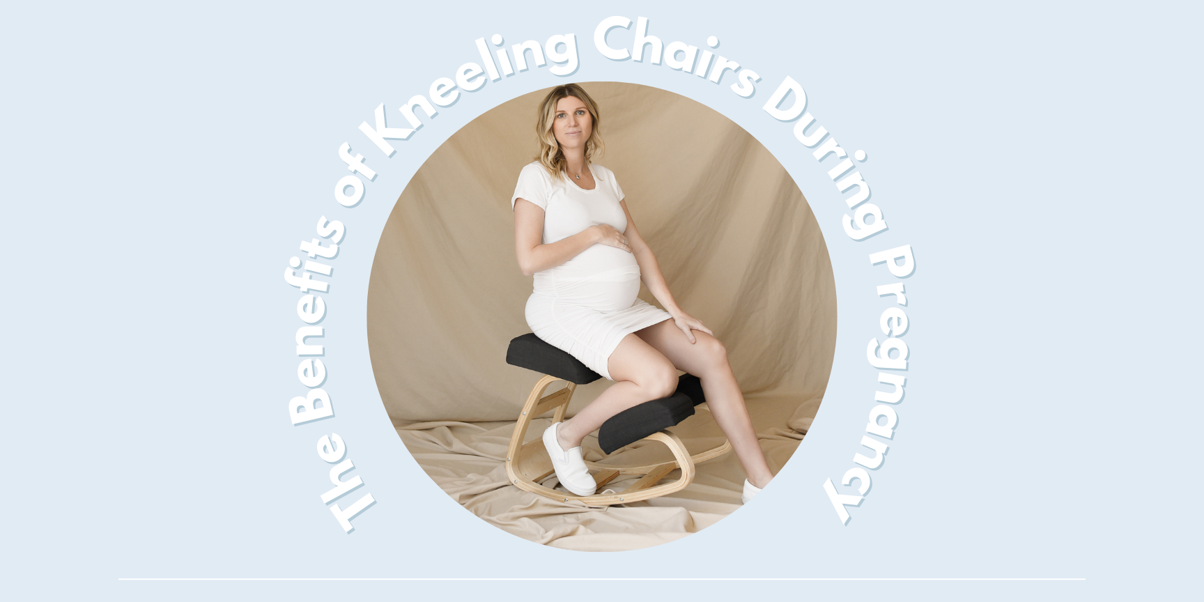 Pregnant-lady-on-kneeling-chair - Community Chiropractic