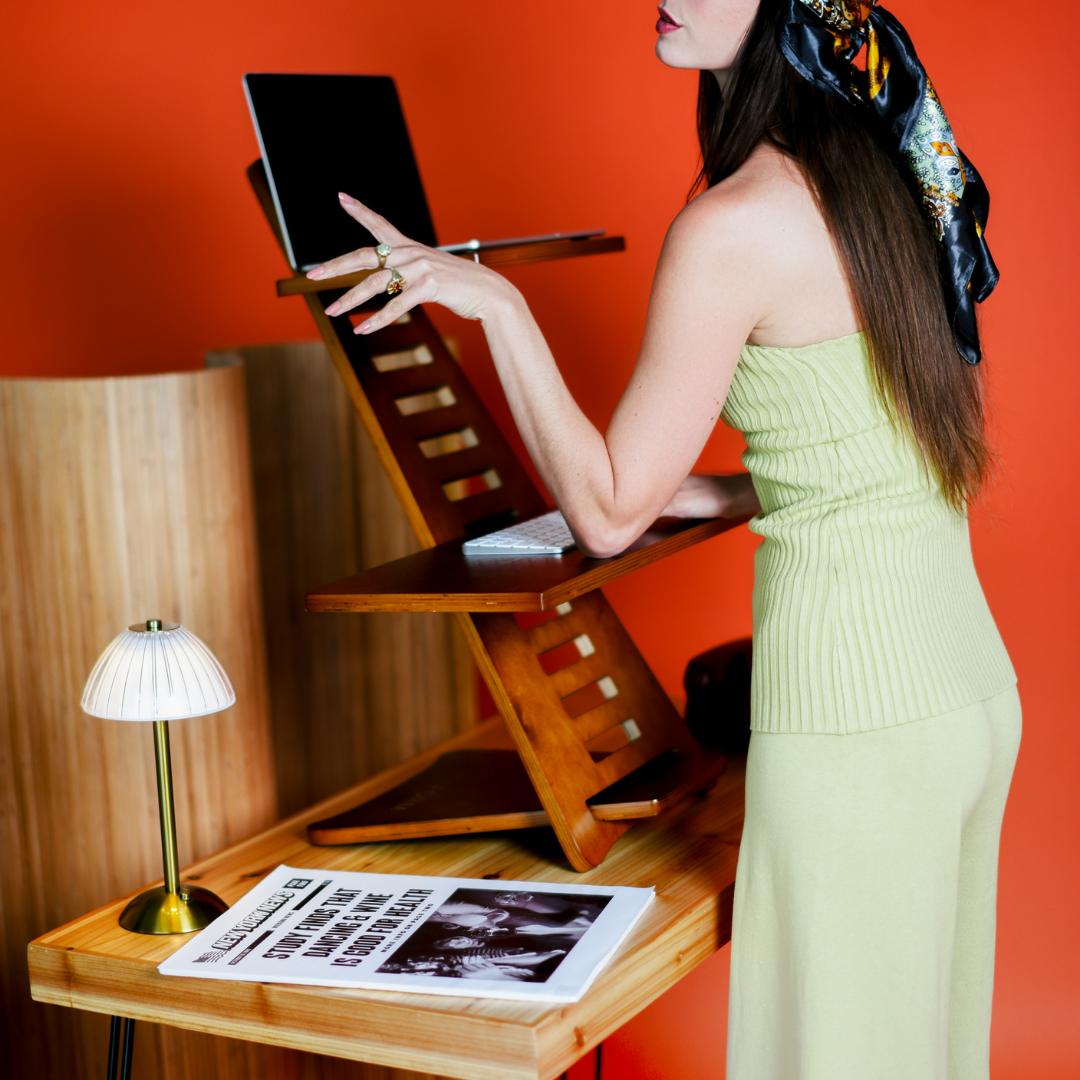 The Walnut Saint John Standing Desk - Sleekform Furniture