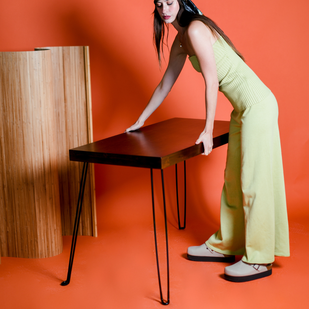 The Walnut Folding Table - Sleekform Furniture