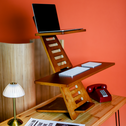The Walnut Saint John Standing Desk - Sleekform Furniture