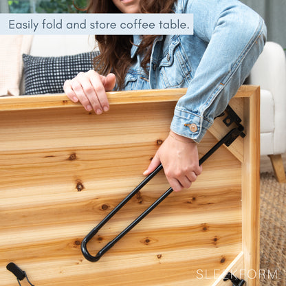 The Folding Coffee Table, Natural