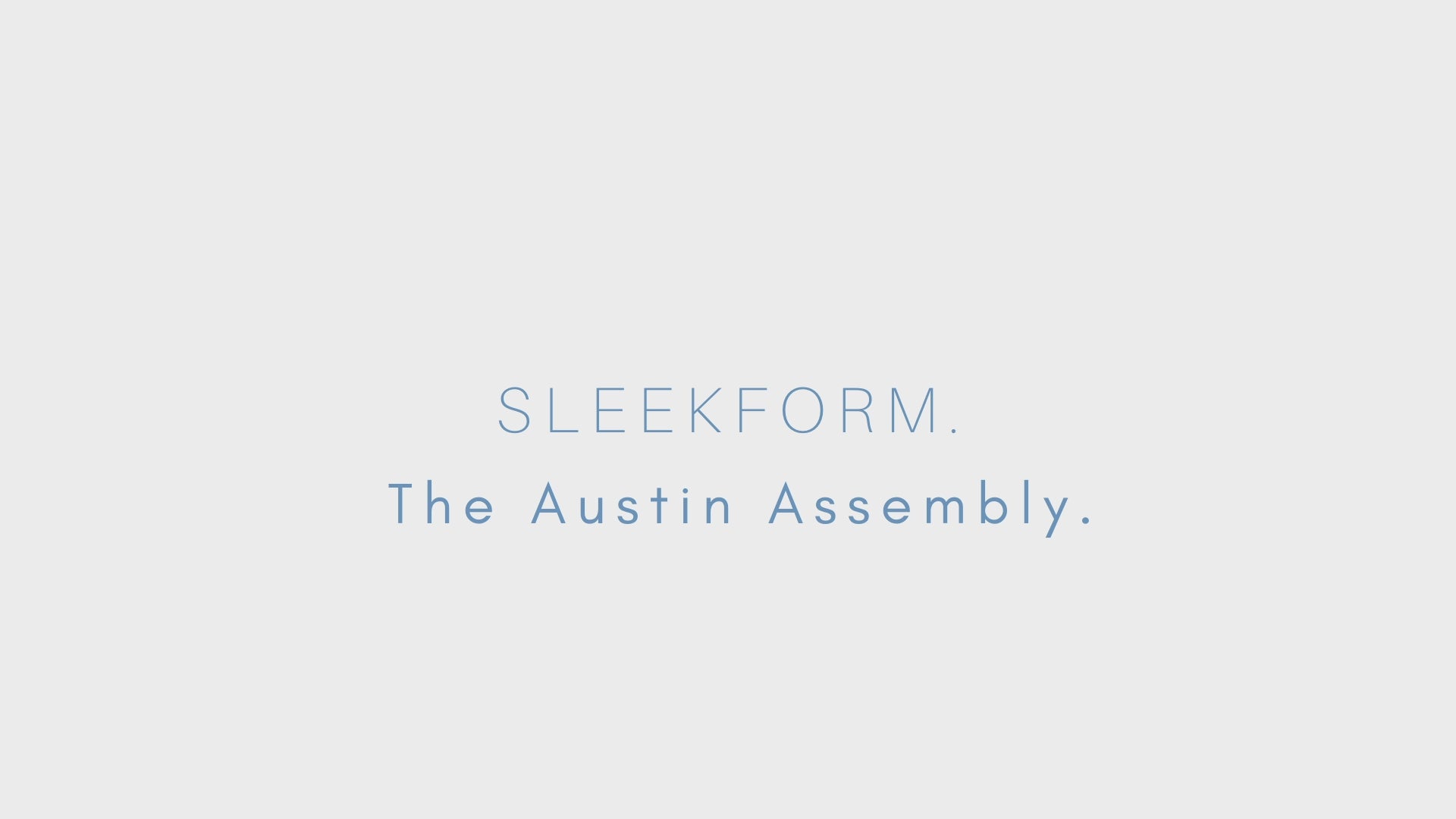 Load video: Sleekform Austin Kneeling Chair Assembly Video