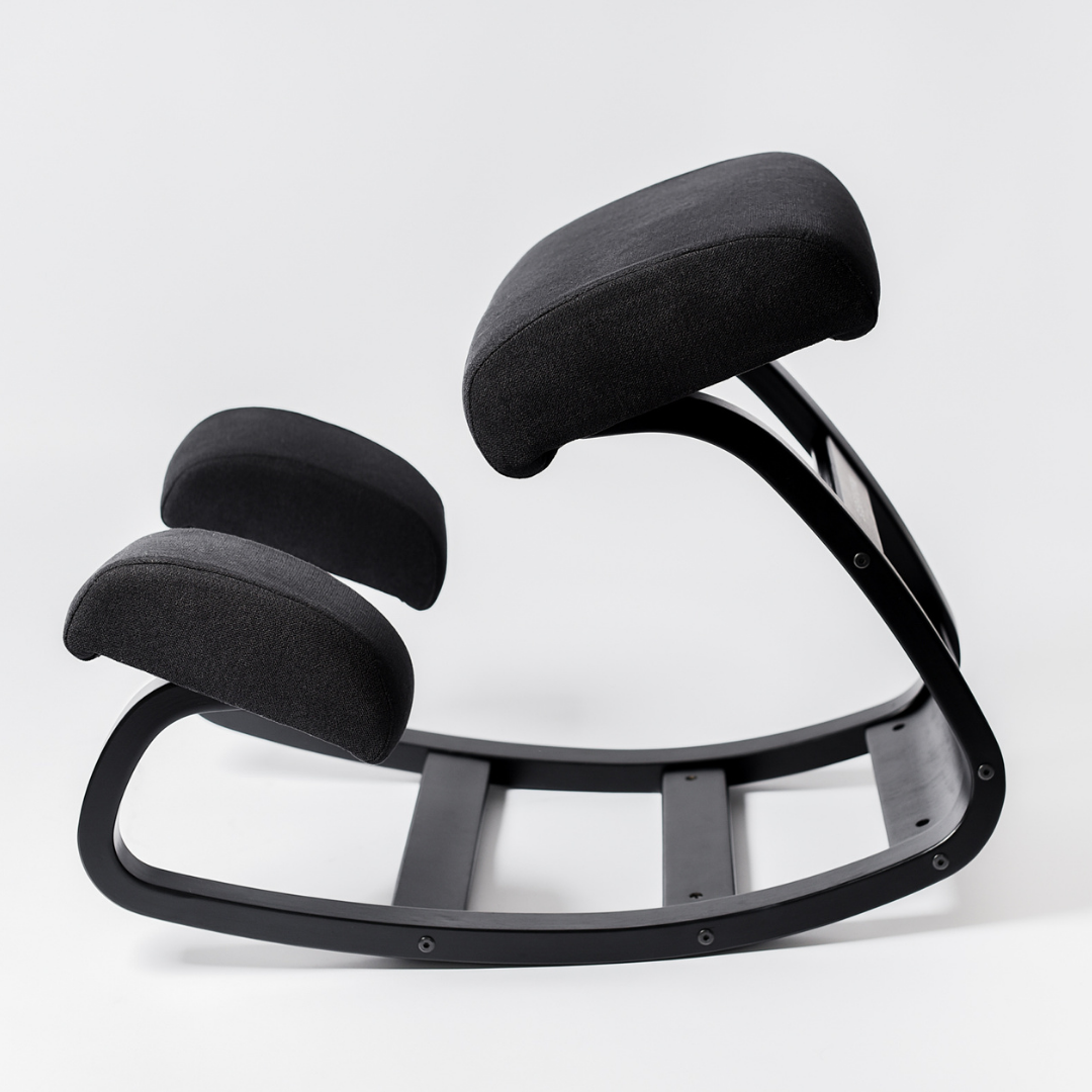The Austin Kneeling Chair: Version Black. - Sleekform Furniture